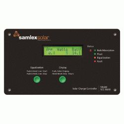SCC-30AB Flush Mount Solar Charge Controller 30 Amp with LCD Display