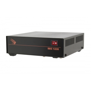 SEC-1235 Desktop Switching Power Supply Input: 120 VAC, Output: 13.8 VDC, 30 Amps UL Approved
